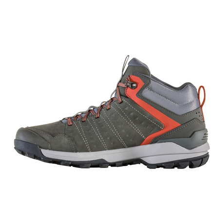 Oboz Sypes Mid Leather B-DRY Hiking Boot (Men) - Gunmetal Hiking - Mid - The Heel Shoe Fitters