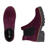Rieker Amalia 79265 Chelsea Boot (Women) - Brombeer/Schwarz