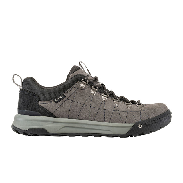 Oboz Beall Low Hiking Shoe (Men) - Lava Rock Suede Hiking - Low - The Heel Shoe Fitters