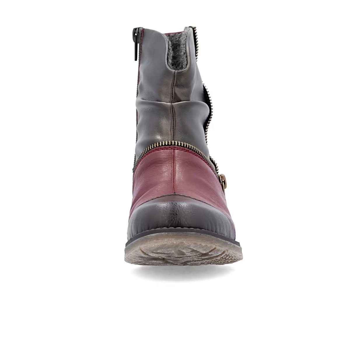 Rieker 79654 Fee Boot (Women) - Havanna/Wine Boots - Casual - Mid - The Heel Shoe Fitters