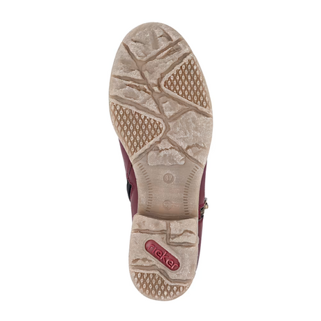 Rieker 79654 Fee Boot (Women) - Havanna/Wine Boots - Casual - Mid - The Heel Shoe Fitters