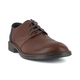 Naot Chief Oxford (Men) - Soft Chestnut Leather/Soft Ink Leather Dress-Casual - Oxford - The Heel Shoe Fitters