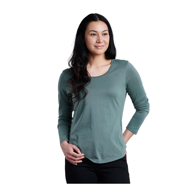 Kuhl Arabella Scoop Long Sleeve Top (Women) - Evergreen Apparel - Top - Long Sleeve - The Heel Shoe Fitters