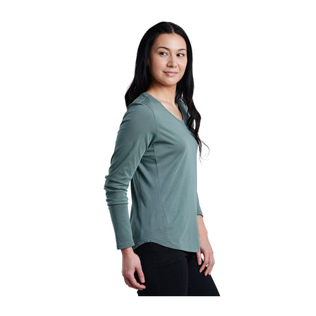 Kuhl Arabella Scoop Long Sleeve Top (Women) - Evergreen Apparel - Top - Long Sleeve - The Heel Shoe Fitters