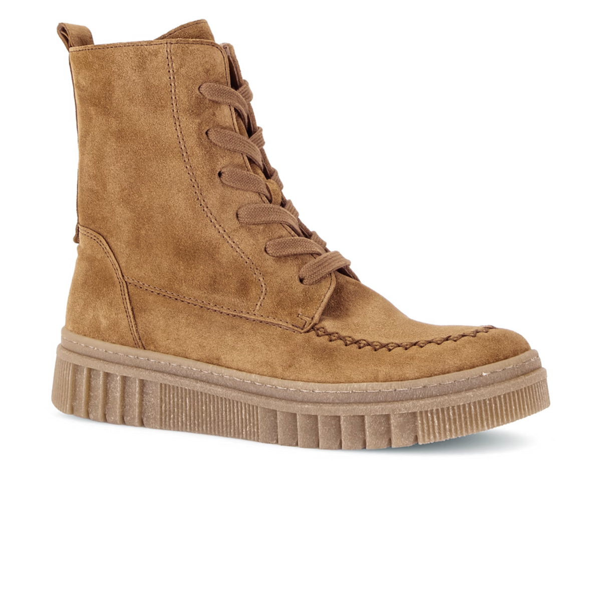 Gabor Stephanie Lace Up Mid Boot (Women) - Walnut