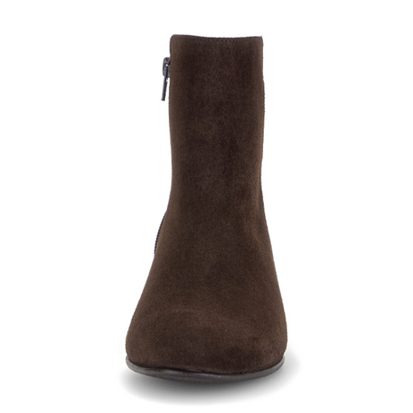 Gabor Sharon Heeled Boot (Women) - Chocolate Boots - Casual - Mid - The Heel Shoe Fitters