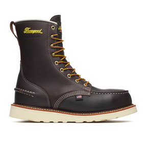 Thorogood 1957 Series 8" Moc Toe Waterproof Steel Toe Work Boot (Men) - Brown Boots - Work - 8 inch - The Heel Shoe Fitters