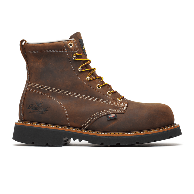 Thorogood American Heritage 6" Safety Toe Boot (Men) - Crazy Horse Boots - Work - 6" - The Heel Shoe Fitters