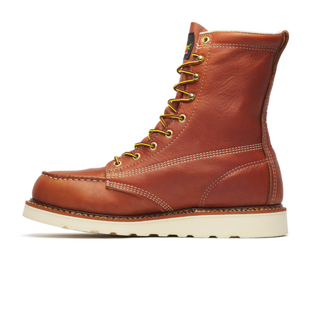 Thorogood American Heritage 8" Moc Toe Steel Toe Work Boot (Men) - Brown Boots - Work - 8" - Steel Toe - The Heel Shoe Fitters