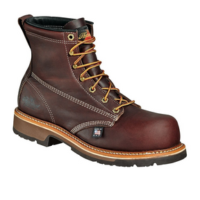 Thorogood Emperor Toe Series 6" Plain Toe Composite Toe Work Boot (Men) - Brown Boots - Work - 6 Inch - The Heel Shoe Fitters