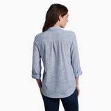 Kuhl Adele Long Sleeve Shirt (Women) - Storm Blue Apparel - Top - Long Sleeve - The Heel Shoe Fitters