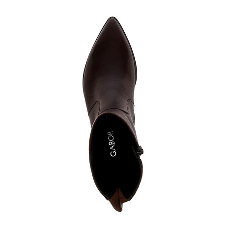 Gabor Sophie Heeled Boot (Women) - Dark Vino Boots - Casual - Mid - The Heel Shoe Fitters