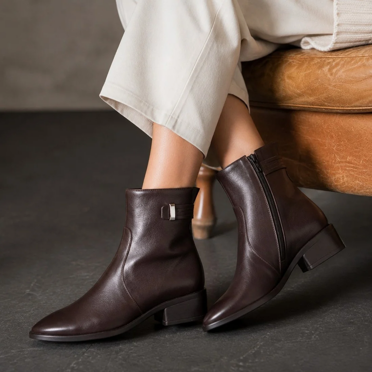 Gabor Sophie Heeled Boot (Women) - Dark Vino