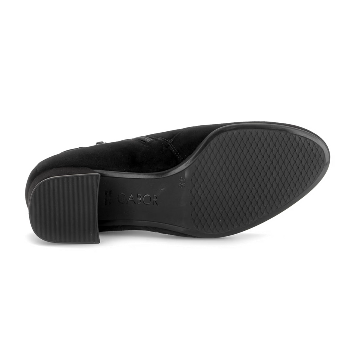 Gabor Thea Heeled Oxford (Women) - Black