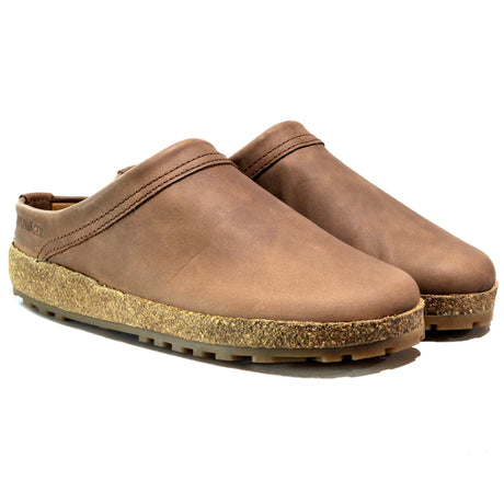 Haflinger Malmo Clog (Women) - Saddle Leather Dress-Casual - Clogs & Mules - The Heel Shoe Fitters