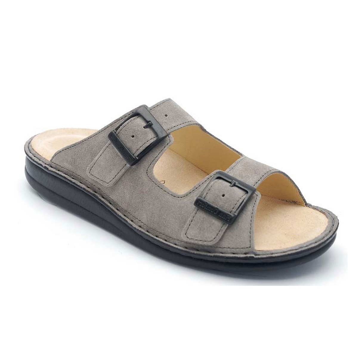 Finn Comfort Hollister Slide Sandal Women Ginger Gray The Heel Shoe Fitters