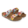 Haflinger Andrea Slide Sandal (Women) - Floral Multi Sandal - Slide - The Heel Shoe Fitters