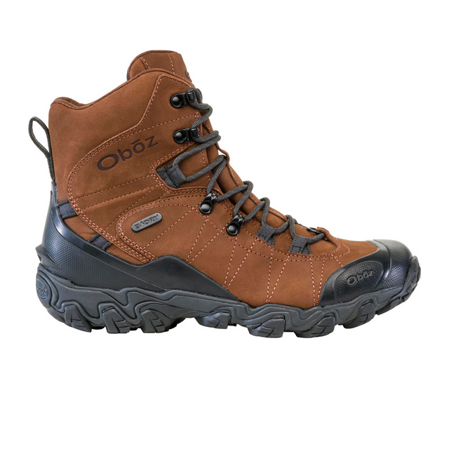 Oboz Bridger 8" Insulated B-Dry Hiking Boot (Men) - Grizzly Hiking - Mid - The Heel Shoe Fitters