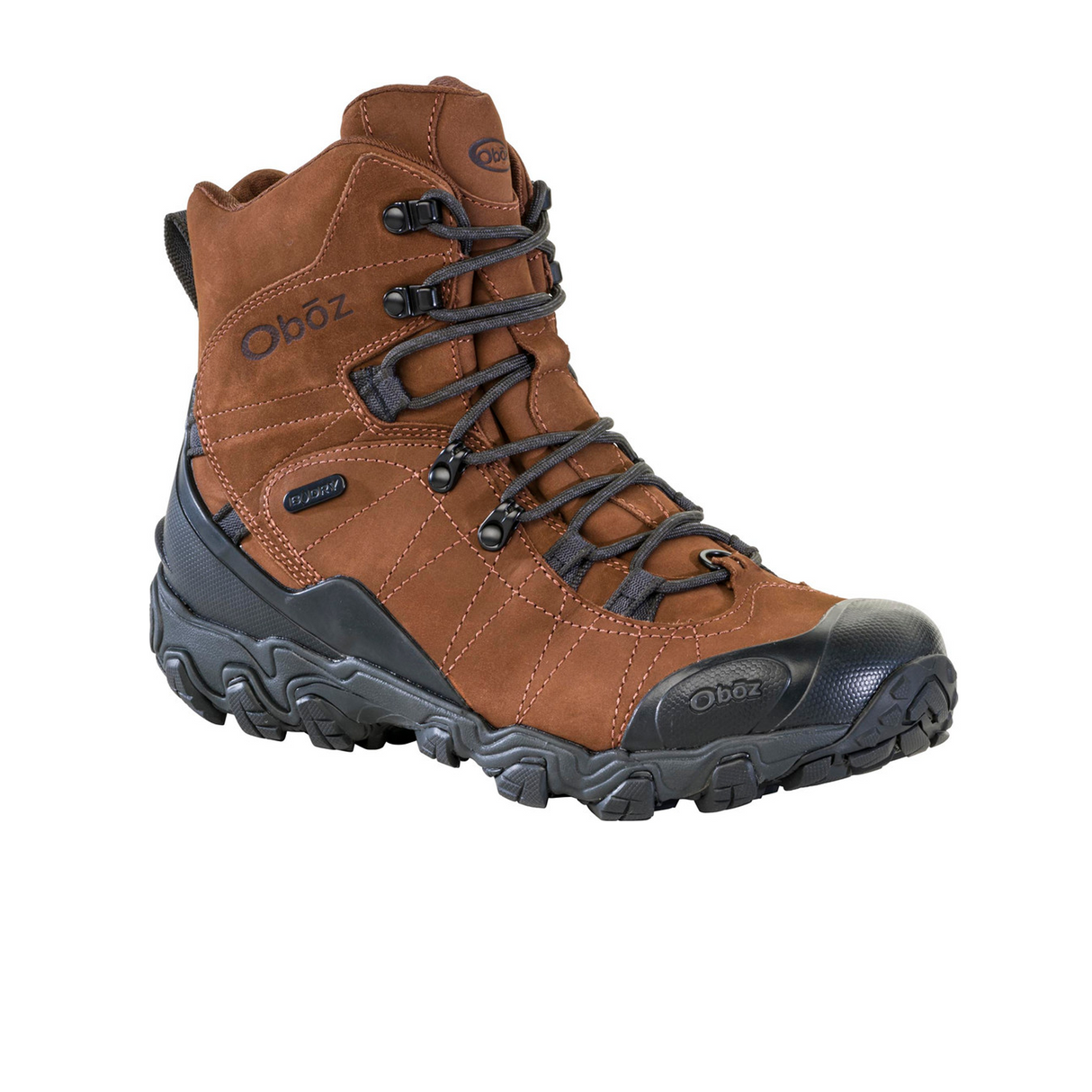 Oboz Bridger 8" Insulated B-Dry Hiking Boot (Men) - Grizzly Hiking - Mid - The Heel Shoe Fitters