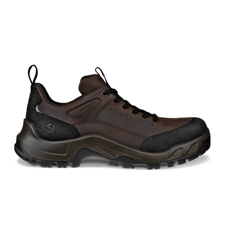 ECCO Offroad Waterproof Low Hiking Boot (Men) - Black/Mocha Hiking - Low - The Heel Shoe Fitters