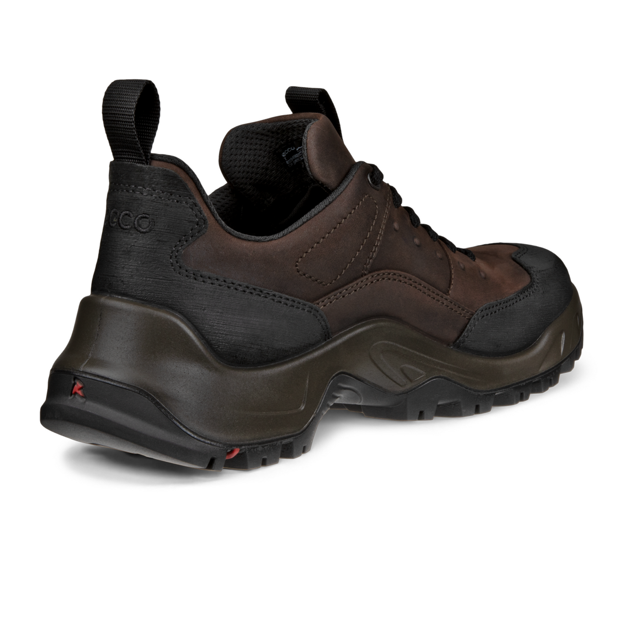 ECCO Offroad Waterproof Low Hiking Boot (Men) - Black/Mocha Hiking - Low - The Heel Shoe Fitters