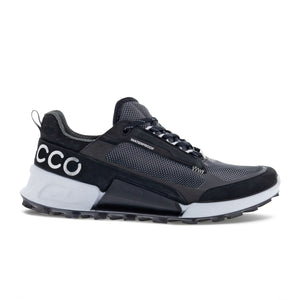 Ecco BIOM 2.1 X MTN Low Waterproof (Men) - Black/Magnet/Black  - The Heel Shoe Fitters