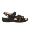 Finn Comfort Gomera-S Backstrap Sandal (Women) - Black Sandal - Backstrap - The Heel Shoe Fitters
