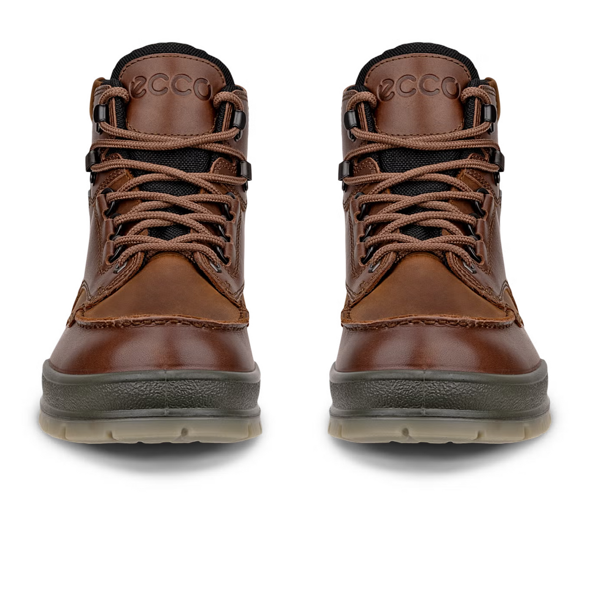 ECCO Track 25 Mid GTX Hiking Shoe (Men) - Bison/Bison Hiking - Mid - The Heel Shoe Fitters