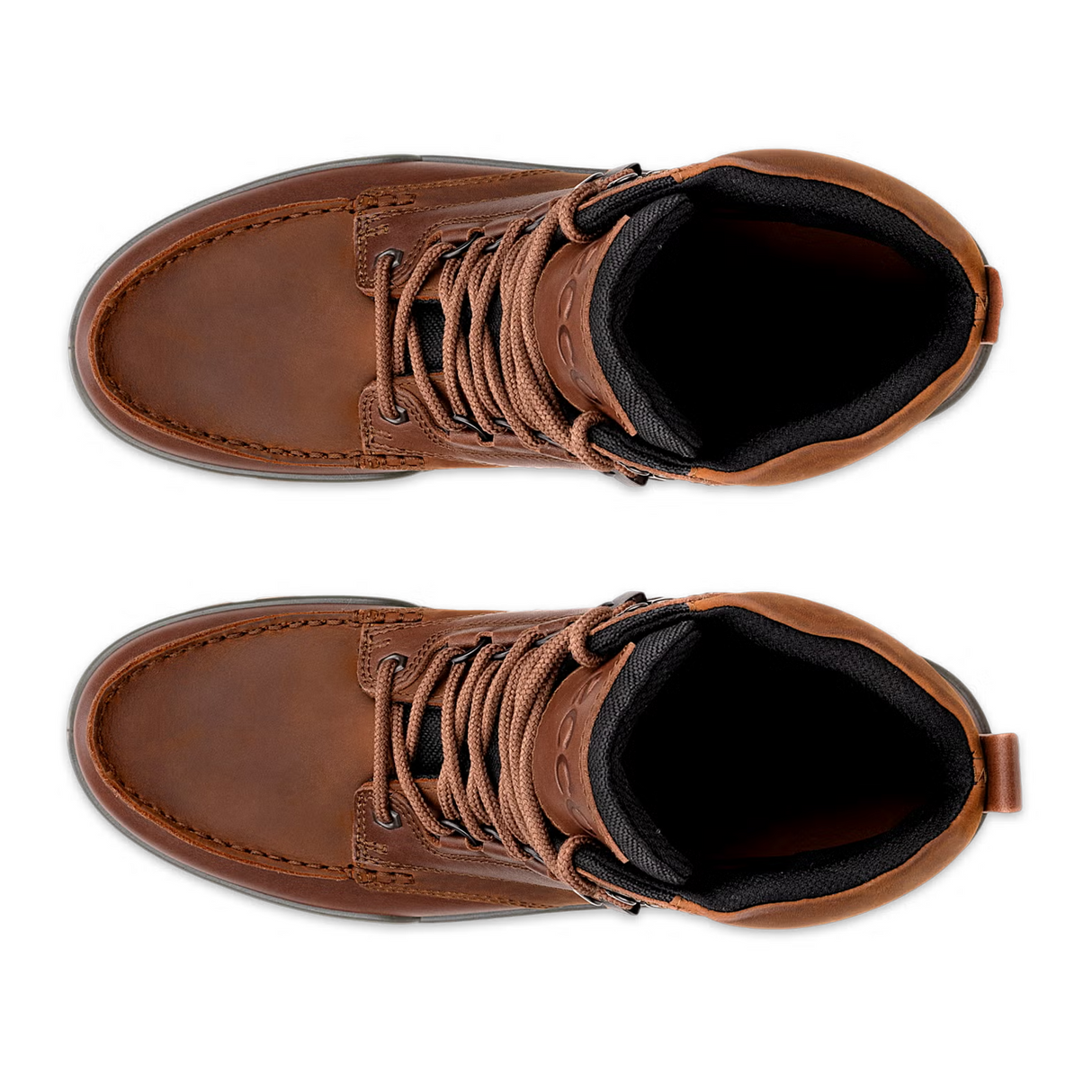 ECCO Track 25 Mid GTX Hiking Shoe (Men) - Bison/Bison Hiking - Mid - The Heel Shoe Fitters