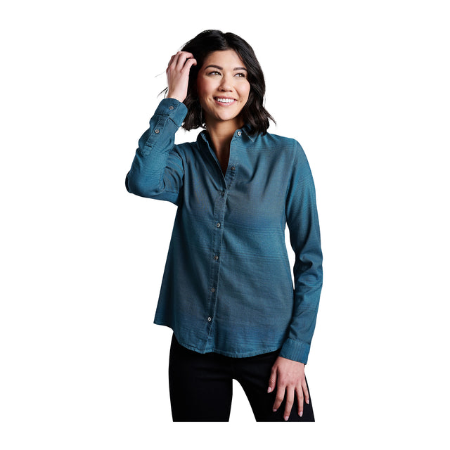 Kuhl Strata Long Sleeve Shirt (Women) - Veridian Apparel - Top - Long Sleeve - The Heel Shoe Fitters