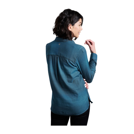 Kuhl Strata Long Sleeve Shirt (Women) - Veridian Apparel - Top - Long Sleeve - The Heel Shoe Fitters