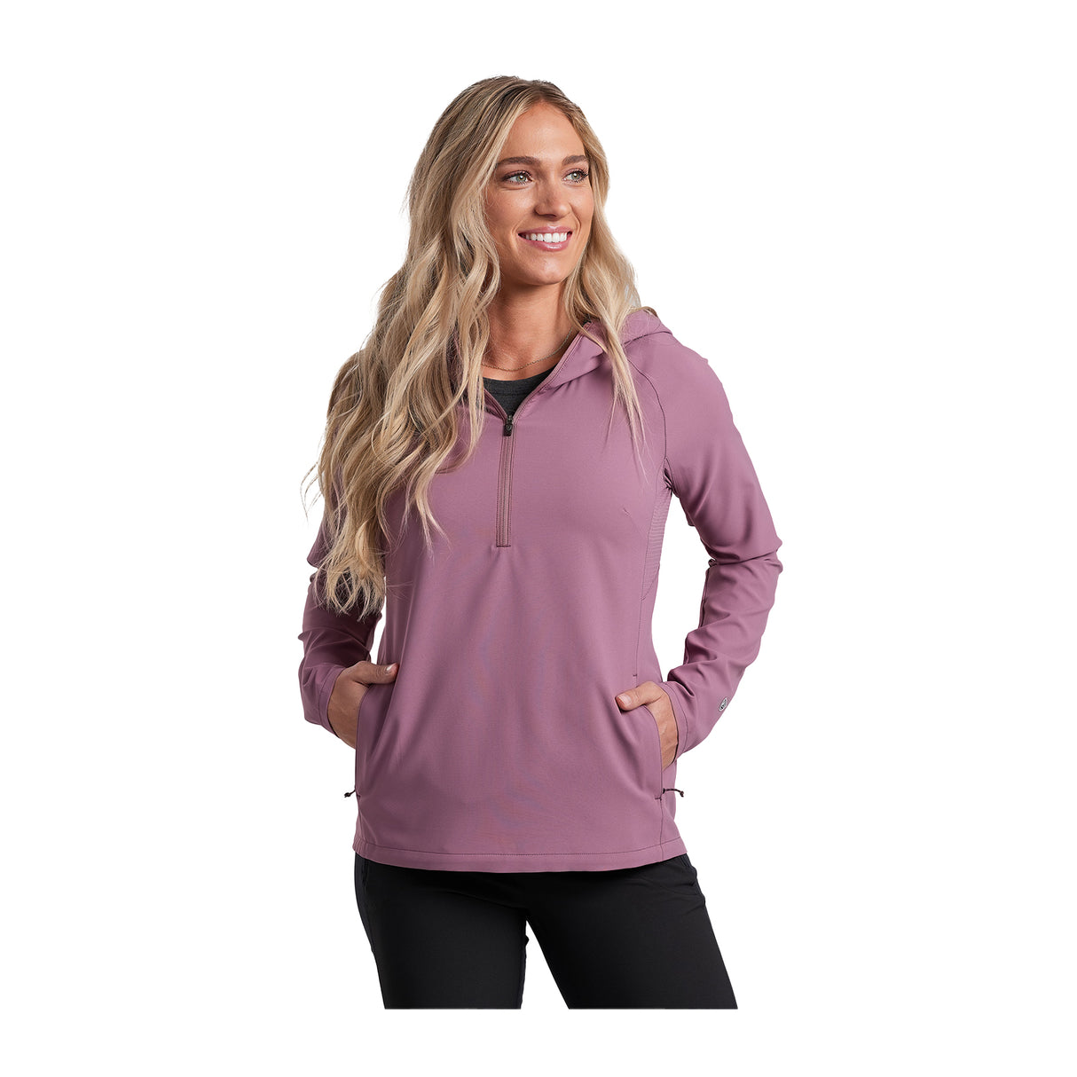 Kuhl Bandita 1/2 Zip Pullover (Women) - Mauve Apparel - Top - Sweatshirt - The Heel Shoe Fitters