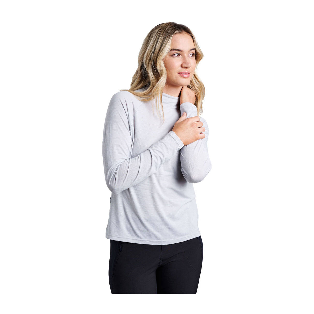 Kuhl Agility Pullover (Women) - Mist Apparel - Top - Long Sleeve - The Heel Shoe Fitters