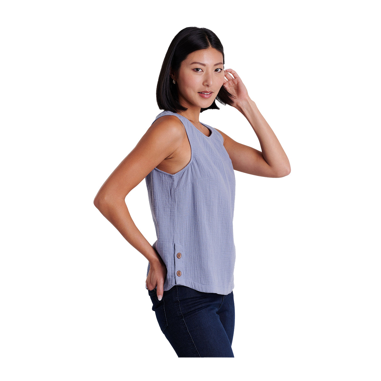 Kuhl Klover Tank (Women) - Vista Blue Apparel - Top - Tank - The Heel Shoe Fitters