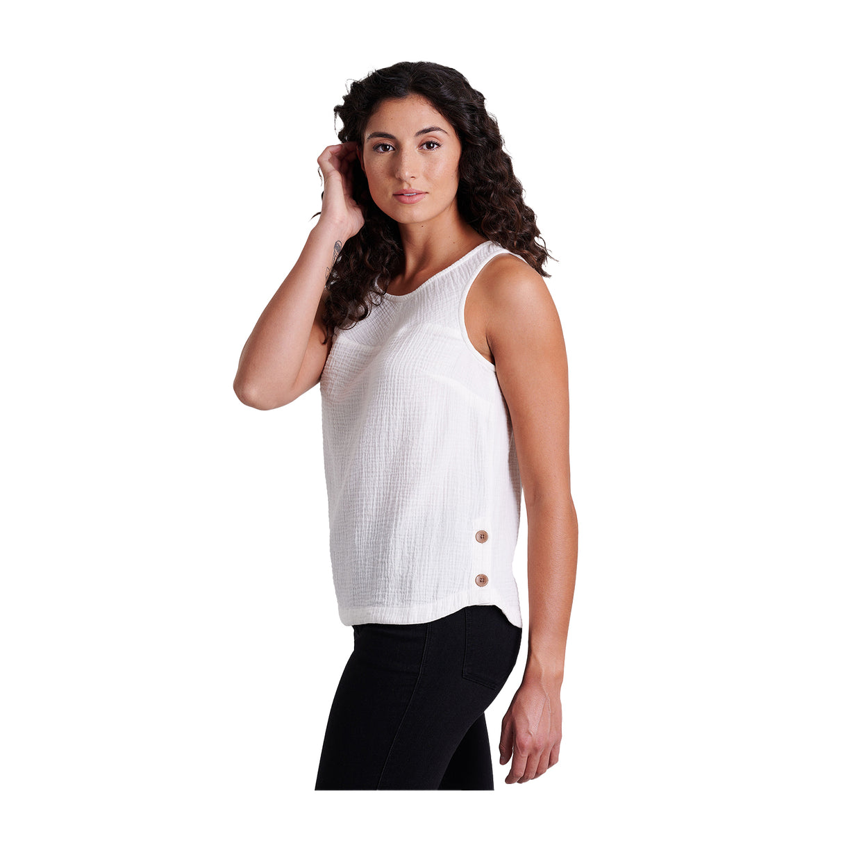 Kuhl Klover Tank (Women) - White Apparel - Top - Tank - The Heel Shoe Fitters