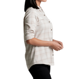 Kuhl Whispr Flannel (Women) - Vanilla Apparel - Top - Sweatshirt - The Heel Shoe Fitters