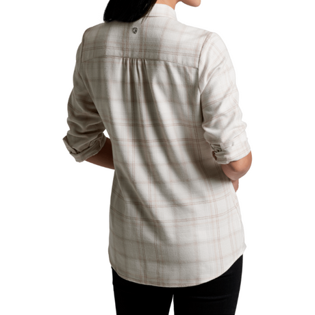 Kuhl Whispr Flannel (Women) - Vanilla Apparel - Top - Sweatshirt - The Heel Shoe Fitters