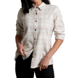 Kuhl Whispr Flannel (Women) - Vanilla Apparel - Top - Sweatshirt - The Heel Shoe Fitters