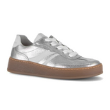 Gabor 475 Sneaker (Women) - Mini Crack/Nappa/Argento/Weiss