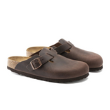 Birkenstock Boston Clog (Unisex) - Habana Oiled Leather Dress-Casual - Clogs & Mules - The Heel Shoe Fitters