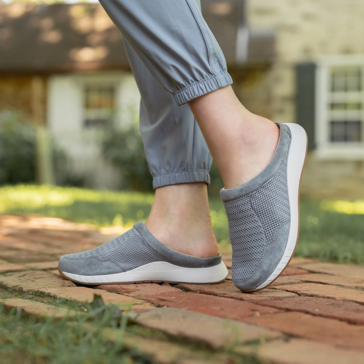 Dansko Claudia Clog (Women) - Grey Mesh