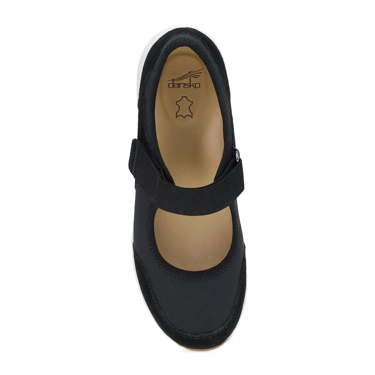 Dansko Carolina Mary Jane Sneaker (Women) - Black Suede