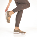 Dansko Carolina Mary Jane Sneaker (Women) - Walnut Suede