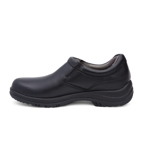 Dansko Wynn Slip On (Men) - Black Smooth Dress-Casual - Slip Ons - The Heel Shoe Fitters