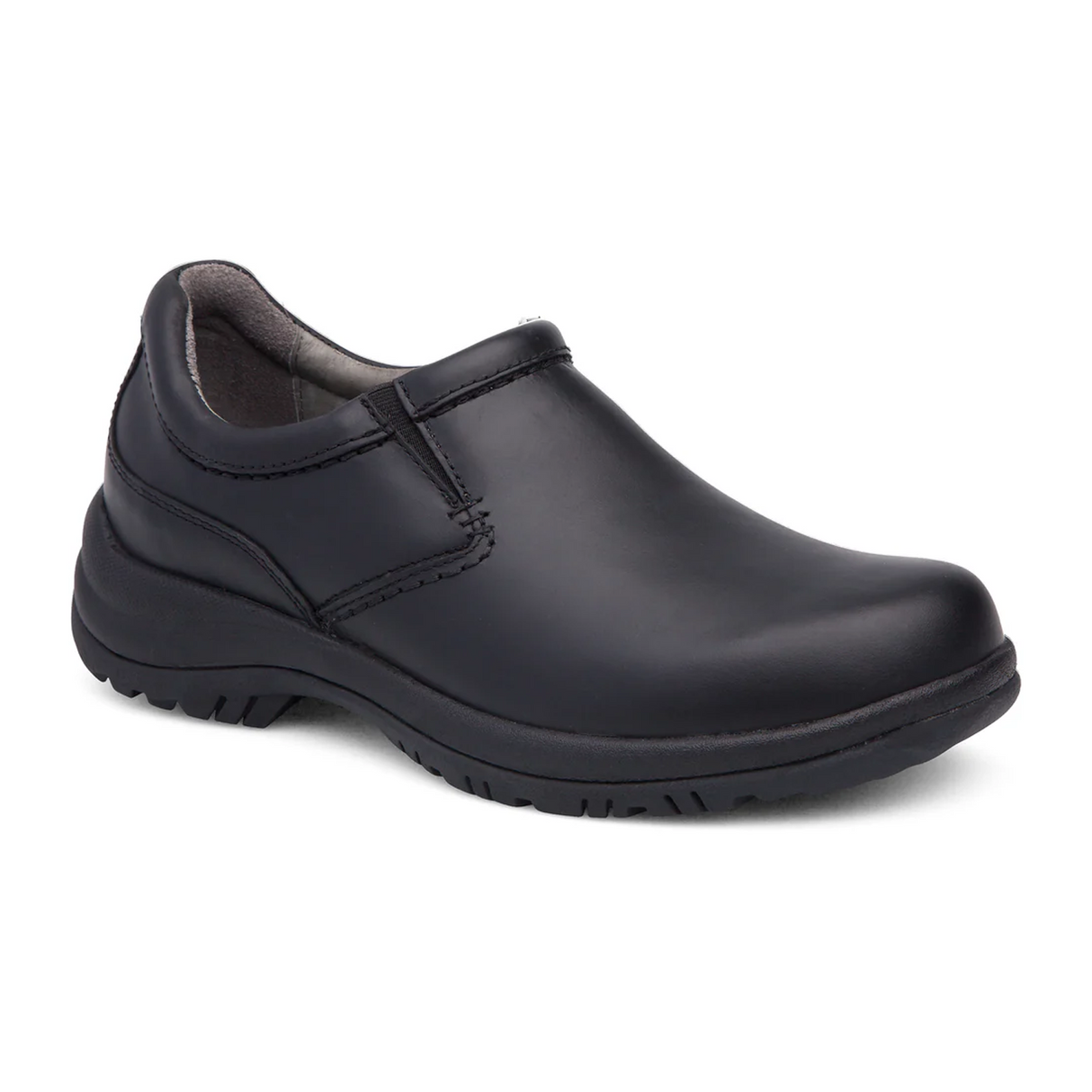 Dansko Wynn Slip On (Men) - Black Smooth Dress-Casual - Slip Ons - The Heel Shoe Fitters