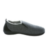 PowerStep Twin Gore Slipper (Men) - Charcoal Dress-Casual - Slipper - The Heel Shoe Fitters