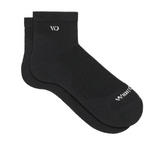 Wide Open Solid Cushioned Quarter Sock (Men) - Black Accessories - Socks - Lifestyle - The Heel Shoe Fitters
