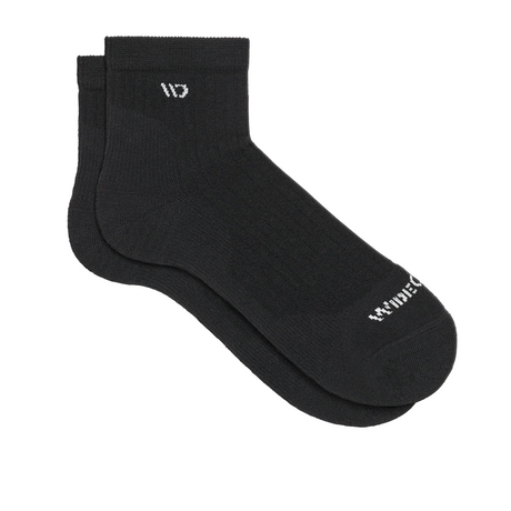 Wide Open Solid Cushioned Quarter Sock (Men) - Black Accessories - Socks - Lifestyle - The Heel Shoe Fitters