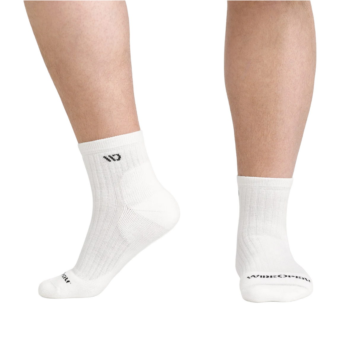 Wide Open Solid Cushioned Quarter Sock (Men) - White Accessories - Socks - Lifestyle - The Heel Shoe Fitters