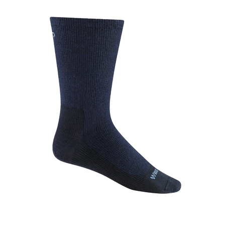 Wide Open Solid Lightweight Crew Sock (Men) - Navy Accessories - Socks - Lifestyle - The Heel Shoe Fitters